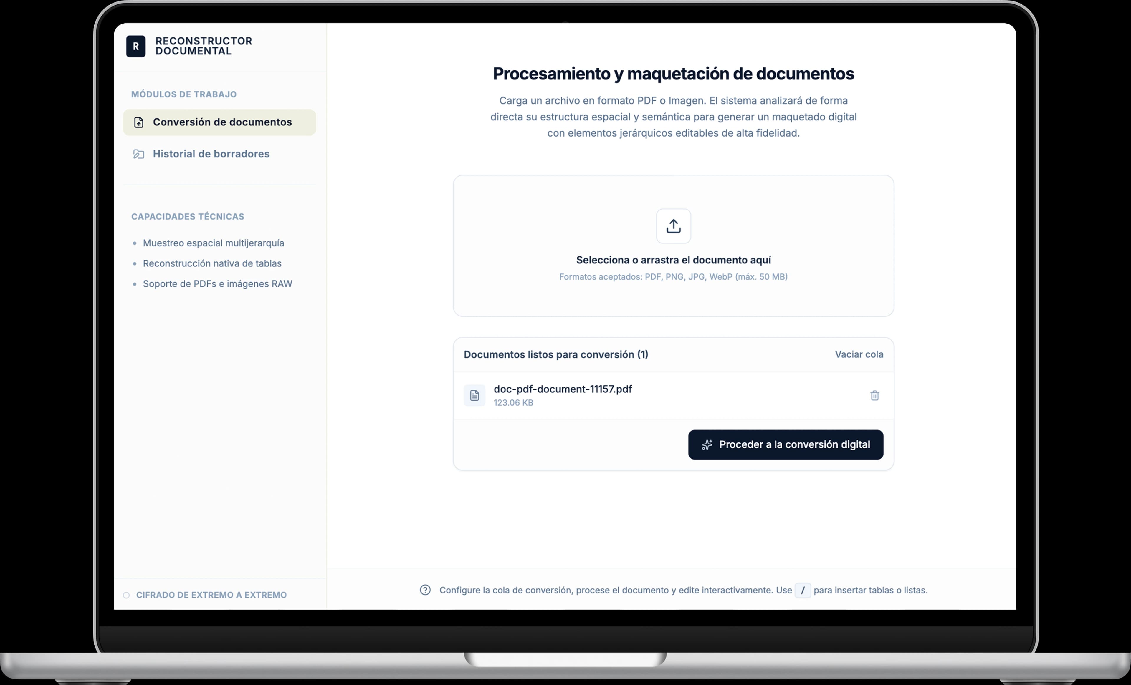 Prototipo de la aplicación